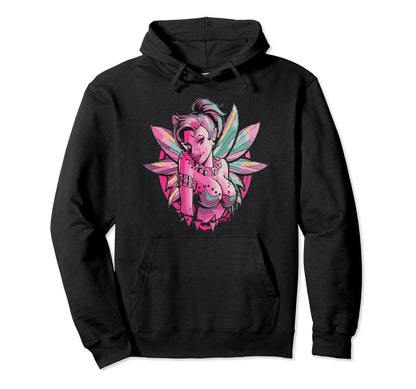 Vaporwave Grunge Fairy Aesthetic Hoodie - Minimalist Print for Adults - T-Shirt, Sweatshirt, Hoodie
