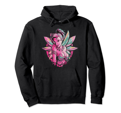 Vaporwave Grunge Fairy Aesthetic Hoodie - Minimalist Print for Adults - T-Shirt, Sweatshirt, Hoodie