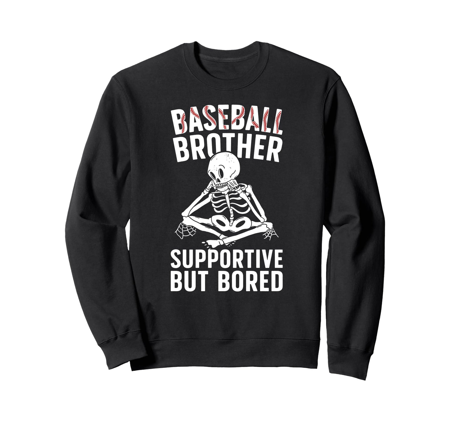 Baseball Brother Supportive Sweatshirt - Minimalist Print Men Women - T-Shirt, Sweatshirt, Hoodie