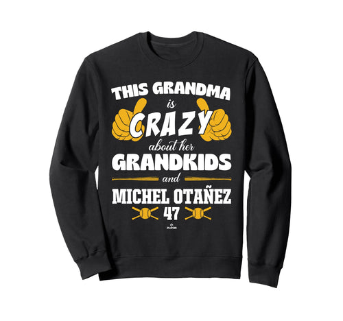 Grandma Crazy Michel Ota Ez Sweatshirt - Aesthetic Graphic for Adults - T-Shirt, Sweatshirt, Hoodie