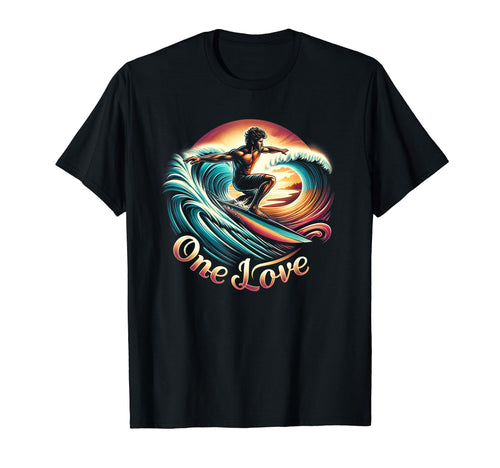 Surfer Vaporwave Aesthetic Beach T-Shirt - Novelty Apparel for Adults - T-Shirt, Sweatshirt, Hoodie