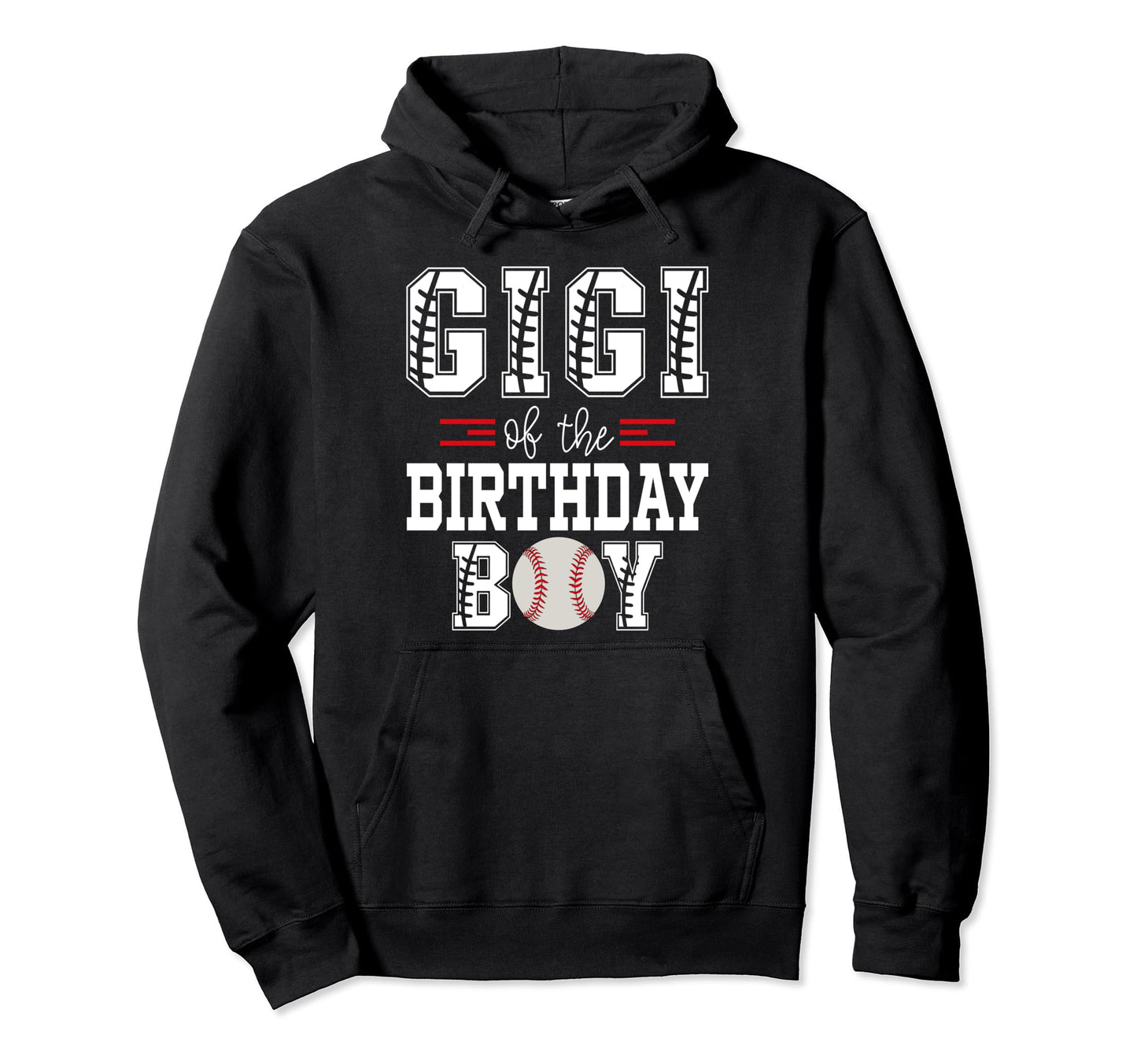 Gigi Birthday Baseball Lover First Hoodie - Minimalist Print Unisex - T-Shirt, Sweatshirt, Hoodie