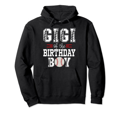 Gigi Birthday Baseball Lover First Hoodie - Minimalist Print Unisex - T-Shirt, Sweatshirt, Hoodie