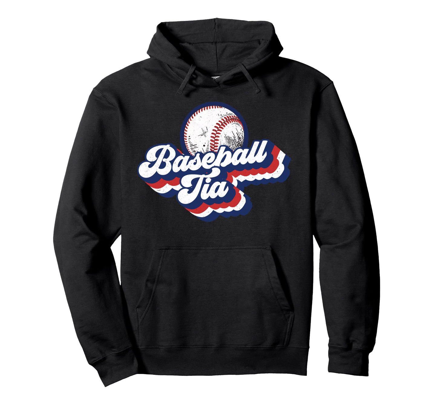 Baseball Tia Grandma Mothers Day Gift Hoodie - Graphic Print Men Women - T-Shirt, Sweatshirt, Hoodie