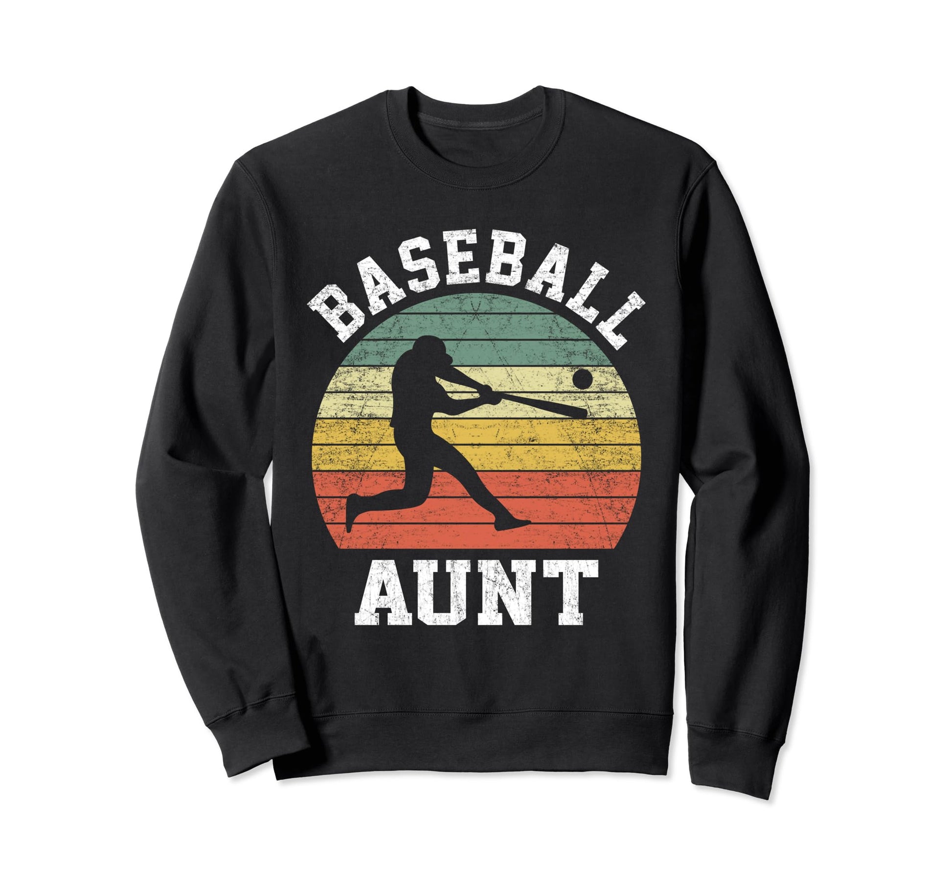 Baseball Aunt Baseball Lover Sweatshirt - Custom Art Print for Adults - T-Shirt, Sweatshirt, Hoodie