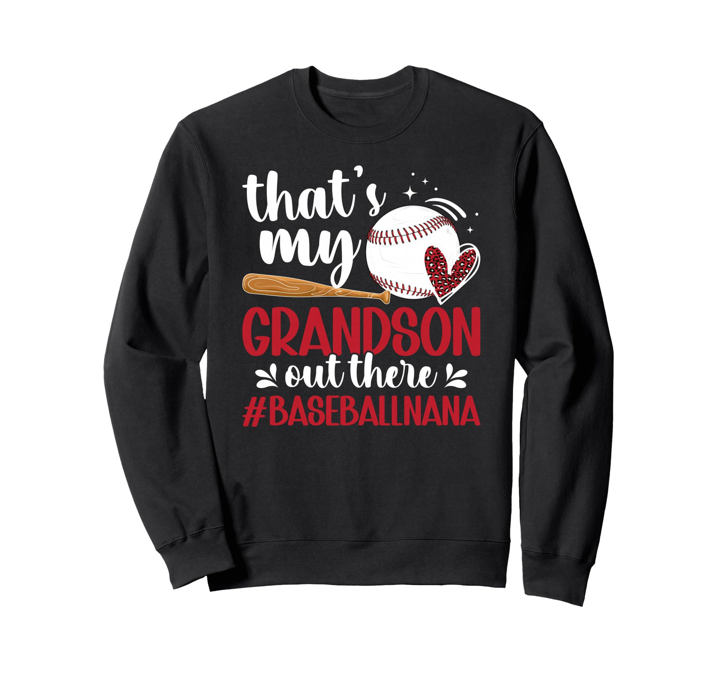 Proud Baseball Nana Grandma Nana Sweatshirt - Unique Graphic for Adults - T-Shirt, Sweatshirt, Hoodie