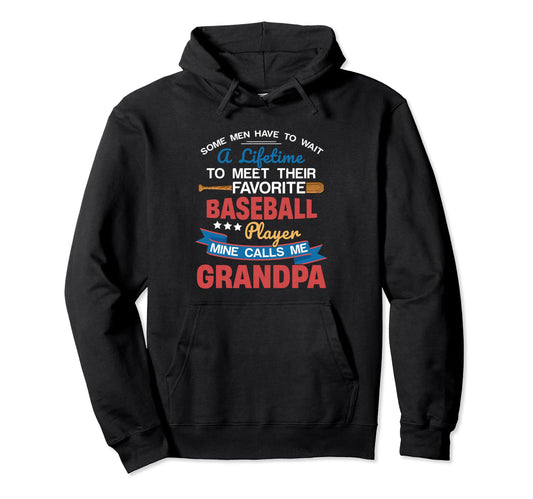 My Favorite Baseball Player Calls Me Hoodie - Trendy Graphic Men Women - T-Shirt, Sweatshirt, Hoodie