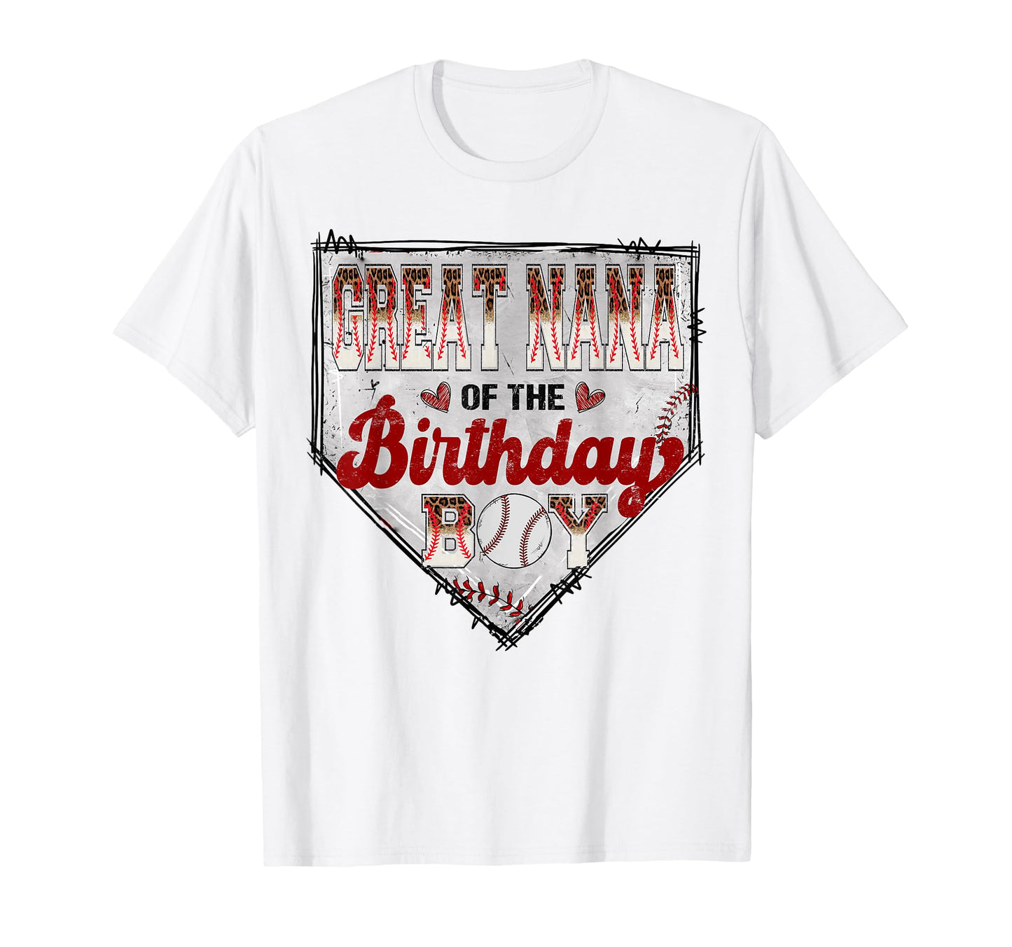 Great Nana Birthday Baseball Player T-Shirt - Unique Graphic Men Women - T-Shirt, Sweatshirt, Hoodie