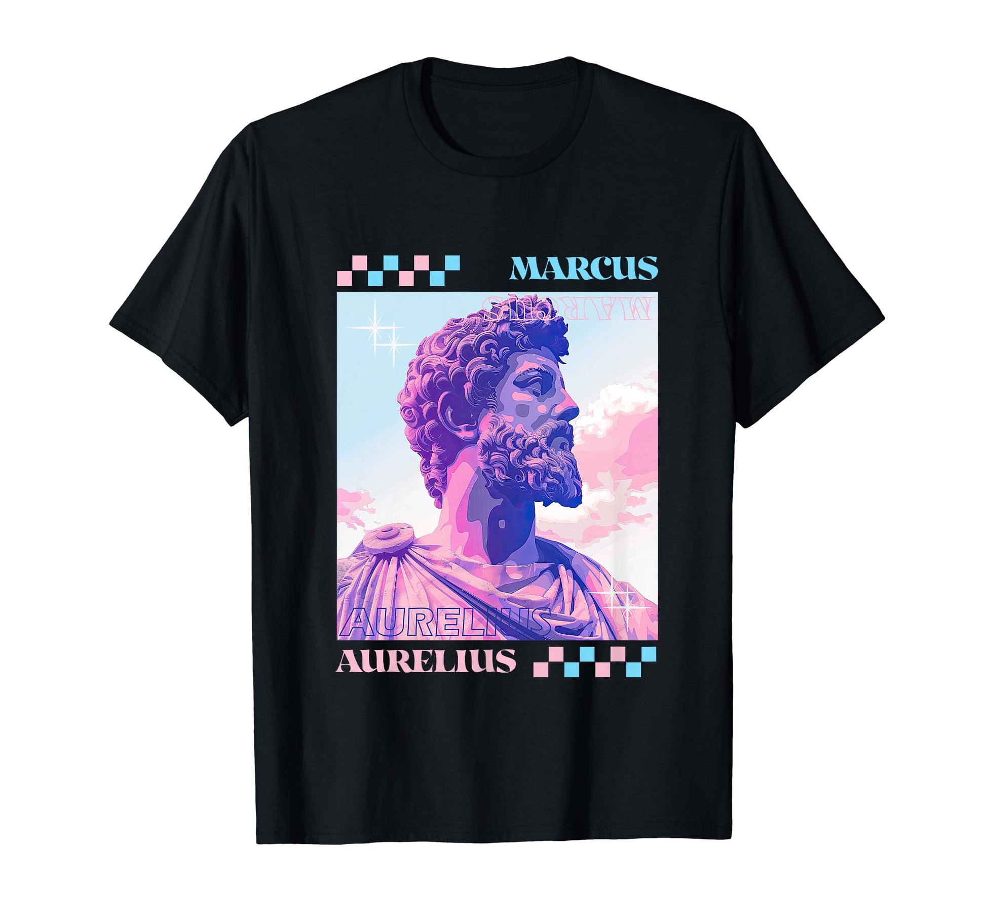 Marcus Aurelius Stoic Philosophy Y2K T-Shirt - Custom Art Print Unisex - T-Shirt, Sweatshirt, Hoodie