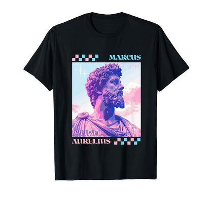 Marcus Aurelius Stoic Philosophy Y2K T-Shirt - Custom Art Print Unisex - T-Shirt, Sweatshirt, Hoodie