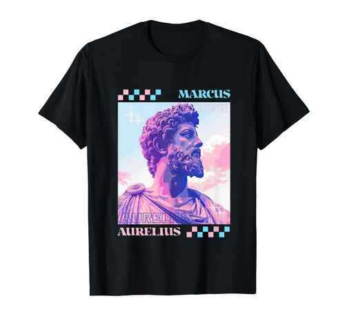Marcus Aurelius Stoic Philosophy Y2K T-Shirt - Custom Art Print Unisex - T-Shirt, Sweatshirt, Hoodie