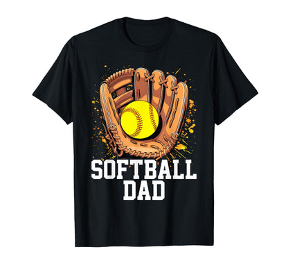 Funny Dad Life Softball Baseball T-Shirt - Casual Everyday Wear Men Women - T-Shirt, Sweatshirt, Hoodie