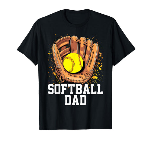Funny Dad Life Softball Baseball T-Shirt - Casual Everyday Wear Men Women - T-Shirt, Sweatshirt, Hoodie