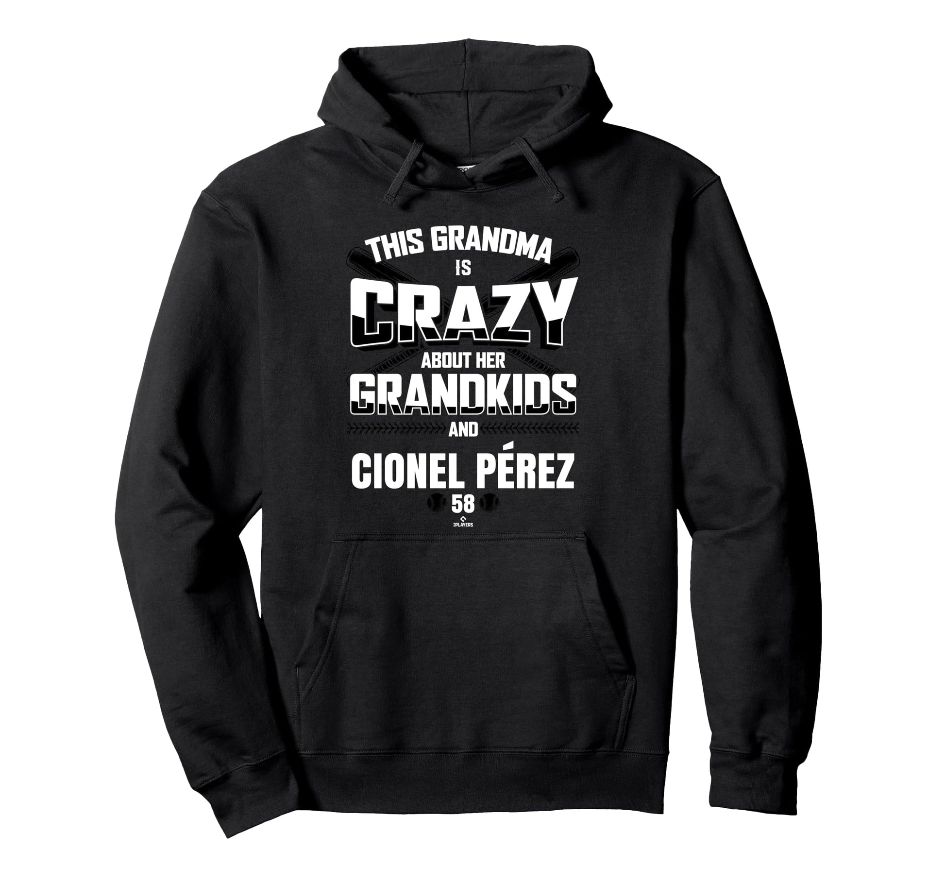 Grandma Crazy Cionel P Rez Baltimore Hoodie - Casual Everyday Wear Unisex - T-Shirt, Sweatshirt, Hoodie