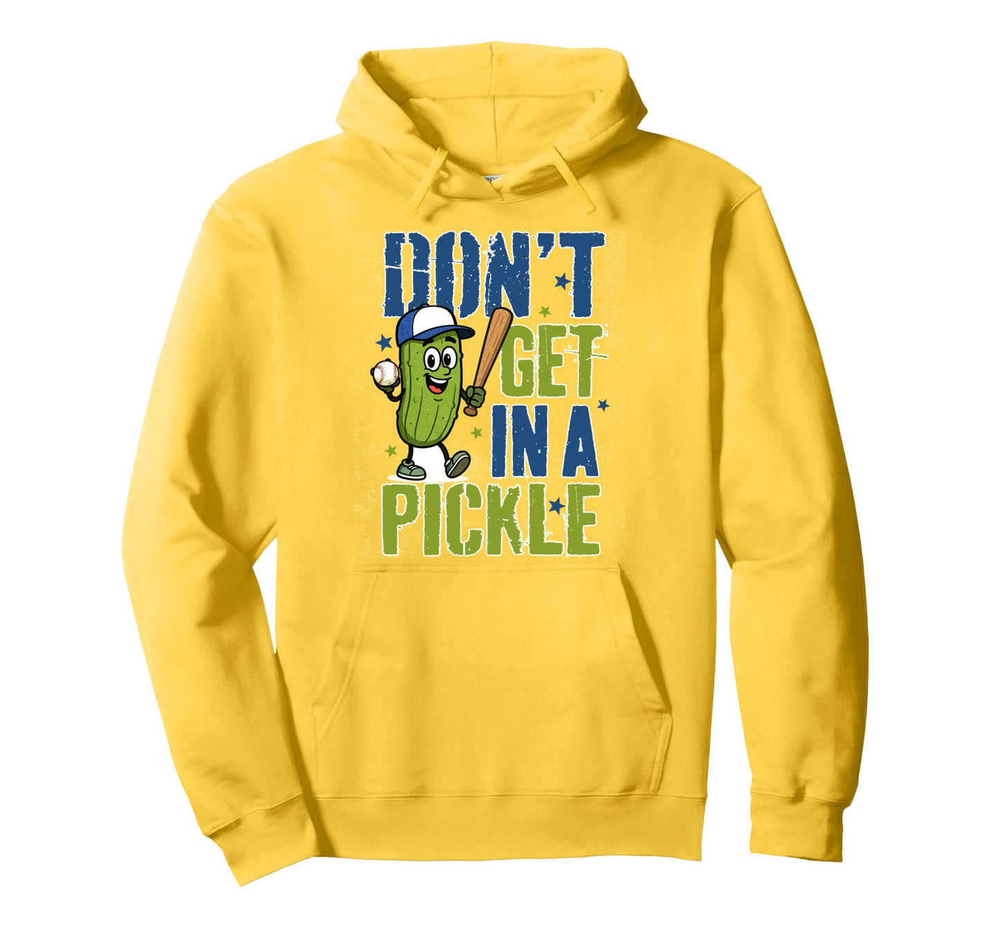 Baseball Lover Pickle Game Day Vibes Dont Hoodie - Streetwear Style Unisex - T-Shirt, Sweatshirt, Hoodie