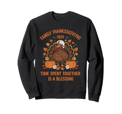 Funny Thanksgiving 2025 Family Sweatshirt - Graphic Print for Adults - T-Shirt, Sweatshirt, Hoodie