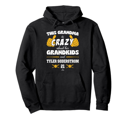 Grandma Crazy Tyler Soderstrom Oakland Hoodie - Trendy Graphic Men Women - T-Shirt, Sweatshirt, Hoodie