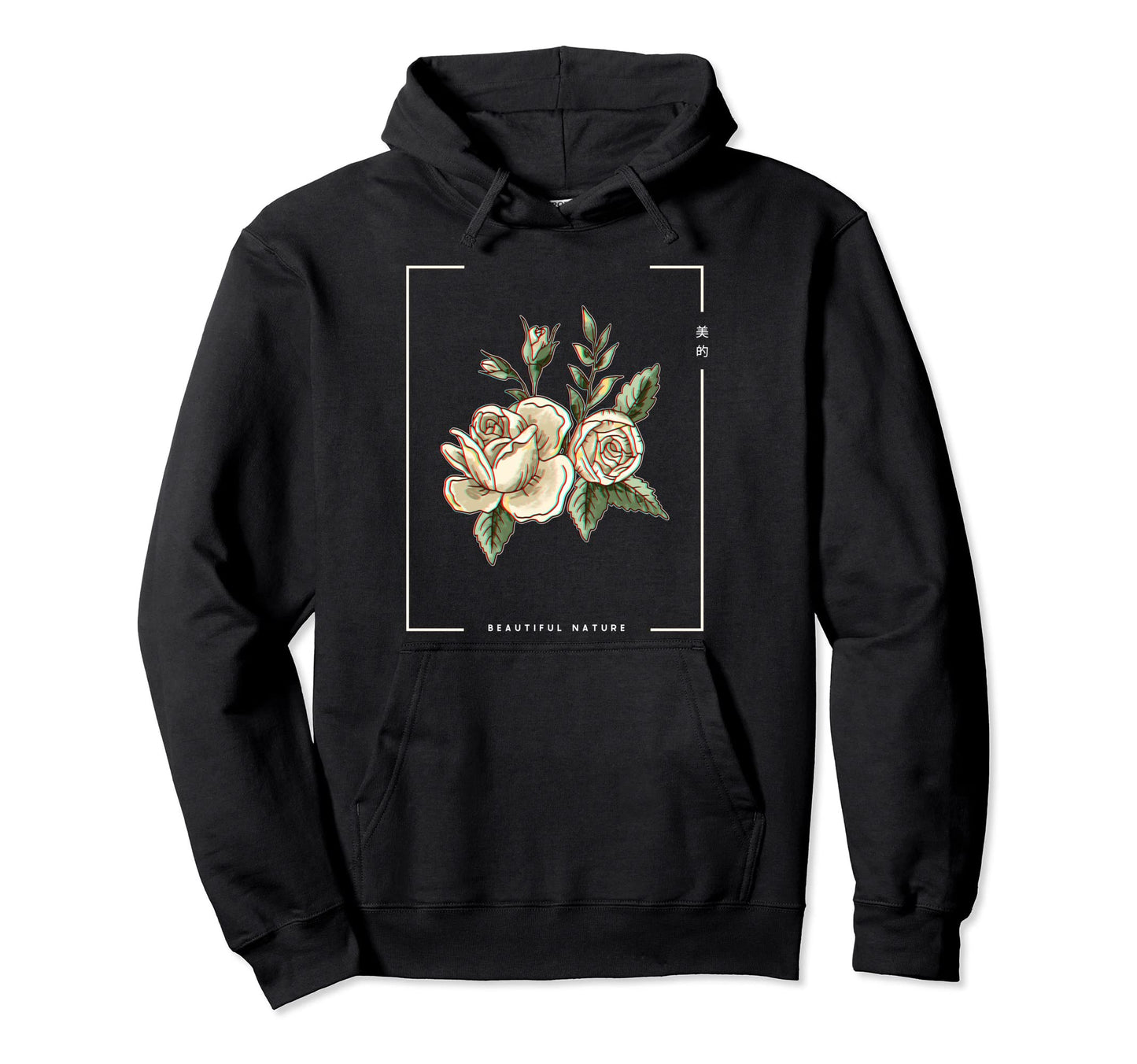 Japanese Aesthetic Vaporwave Nature Hoodie - Minimalist Print Unisex - T-Shirt, Sweatshirt, Hoodie