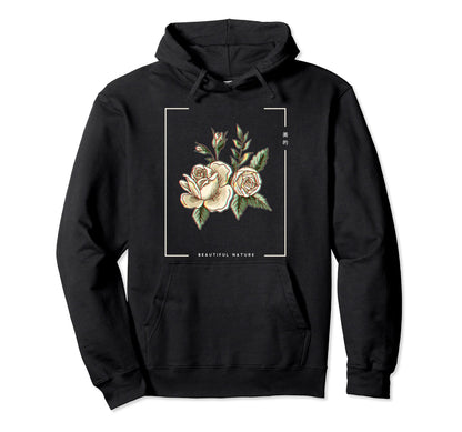 Japanese Aesthetic Vaporwave Nature Hoodie - Minimalist Print Unisex - T-Shirt, Sweatshirt, Hoodie