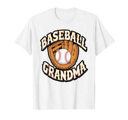 Proud Baseball Grandma Heart T-Shirt - Minimalist Print Unisex - T-Shirt, Sweatshirt, Hoodie