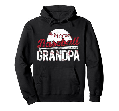 Baseball Grandpa Baseball Player Hoodie - Custom Art Print Unisex - T-Shirt, Sweatshirt, Hoodie