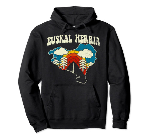 Basque Country Spain France Rainbow Hoodie - Custom Art Print for Adults - T-Shirt, Sweatshirt, Hoodie