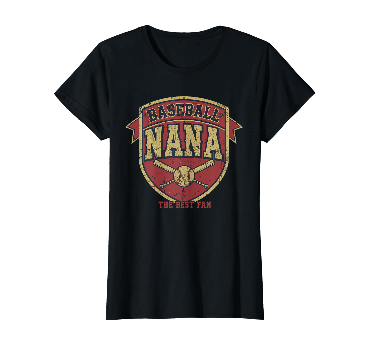 Womens Baseball Nana Best Fan Grandma T-Shirt - Graphic Print Men Women - T-Shirt, Sweatshirt, Hoodie