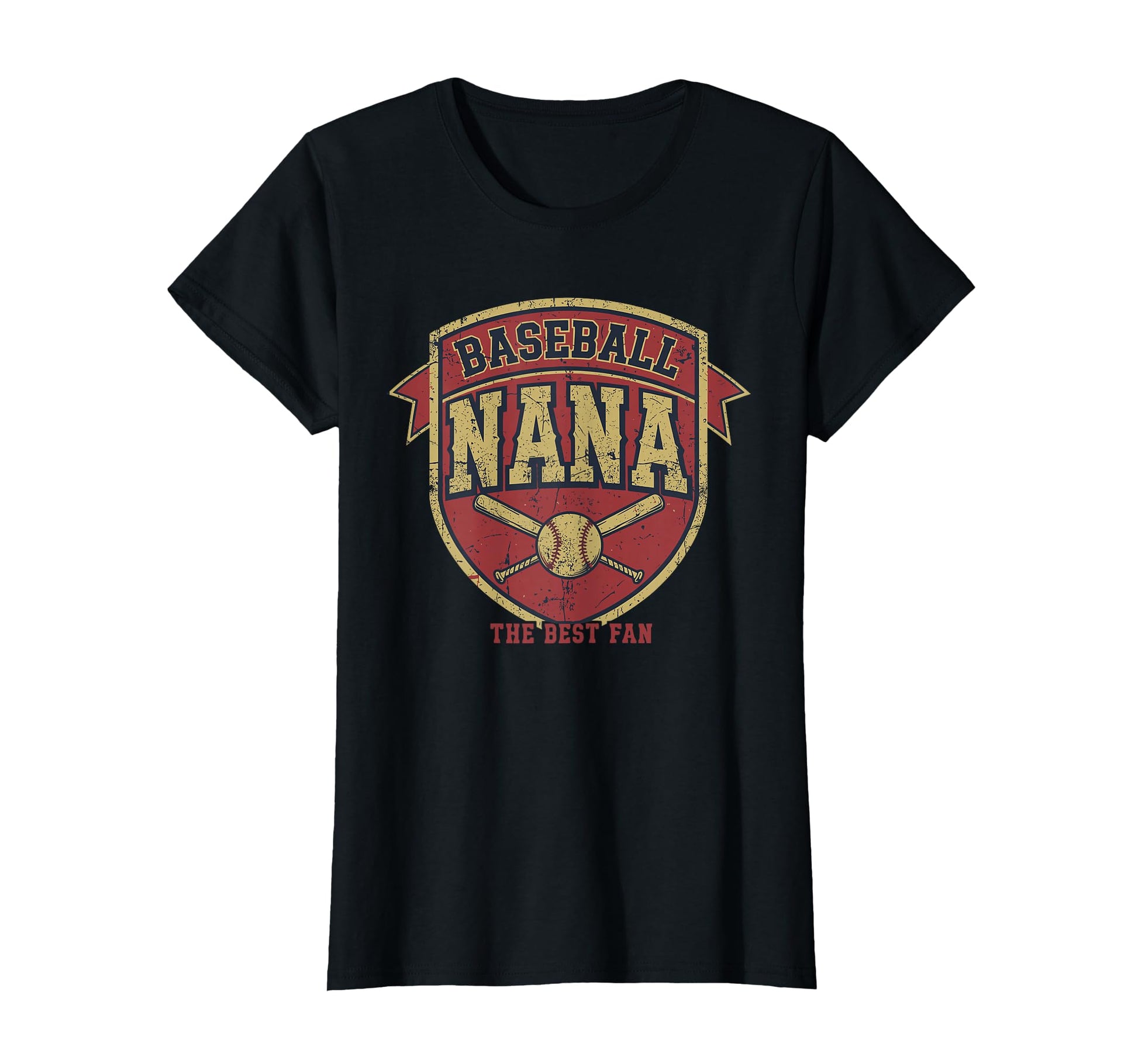 Womens Baseball Nana Best Fan Grandma T-Shirt - Graphic Print Men Women - T-Shirt, Sweatshirt, Hoodie