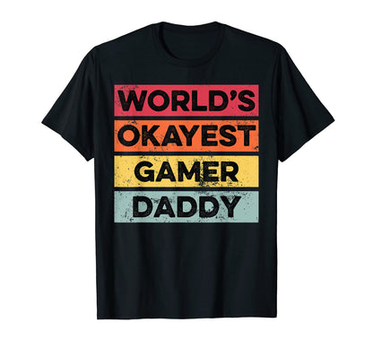 Gamer Daddy Mens Funny Fathers Day T-Shirt - Fun Novelty Design Men Women - T-Shirt, Sweatshirt, Hoodie
