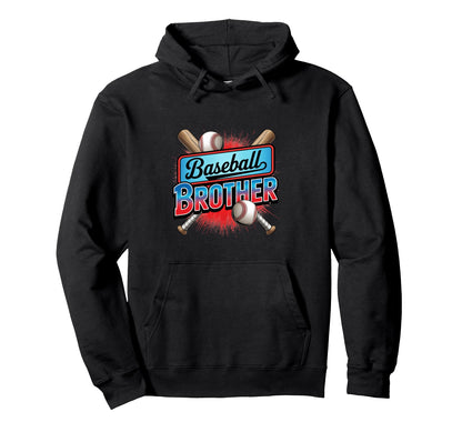 Baseball Brother Bats And Balls Hoodie - Unique Graphic for Adults - T-Shirt, Sweatshirt, Hoodie