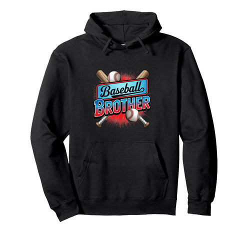 Baseball Brother Bats And Balls Hoodie - Unique Graphic for Adults - T-Shirt, Sweatshirt, Hoodie