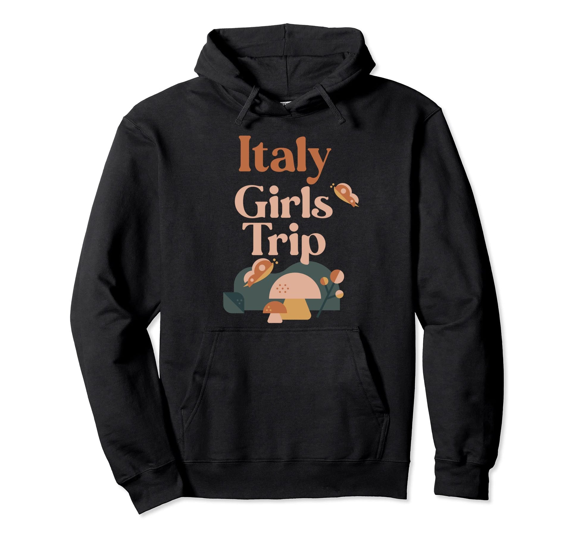 Italy Trip Matching Group Groovy Boho Hoodie - Novelty Apparel Men Women - T-Shirt, Sweatshirt, Hoodie