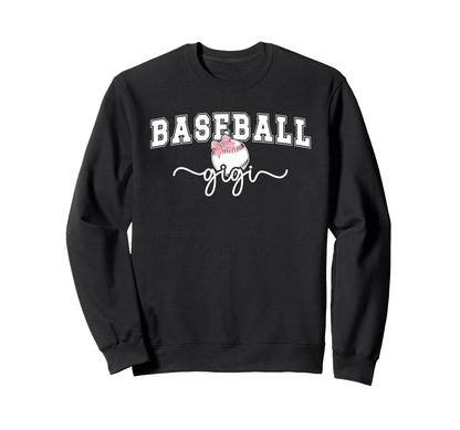 Baseball Gigi Grandma Gigi Baseball Sweatshirt - Unique Graphic Men Women - T-Shirt, Sweatshirt, Hoodie