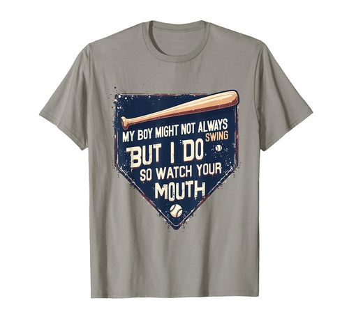 Funny Baseball Parent Swing Joke T-Shirt - Custom Art Print Unisex - T-Shirt, Sweatshirt, Hoodie