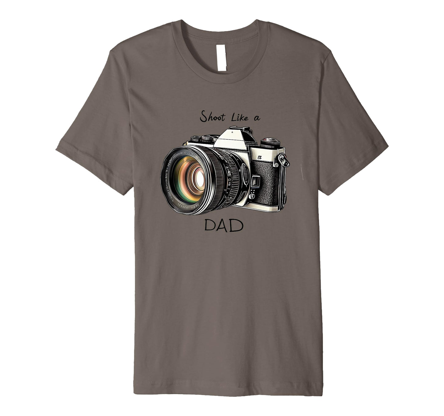 Mens Shoot Like Dad Camera Expert T-Shirt - Trendy Graphic Men Women - T-Shirt, Sweatshirt, Hoodie