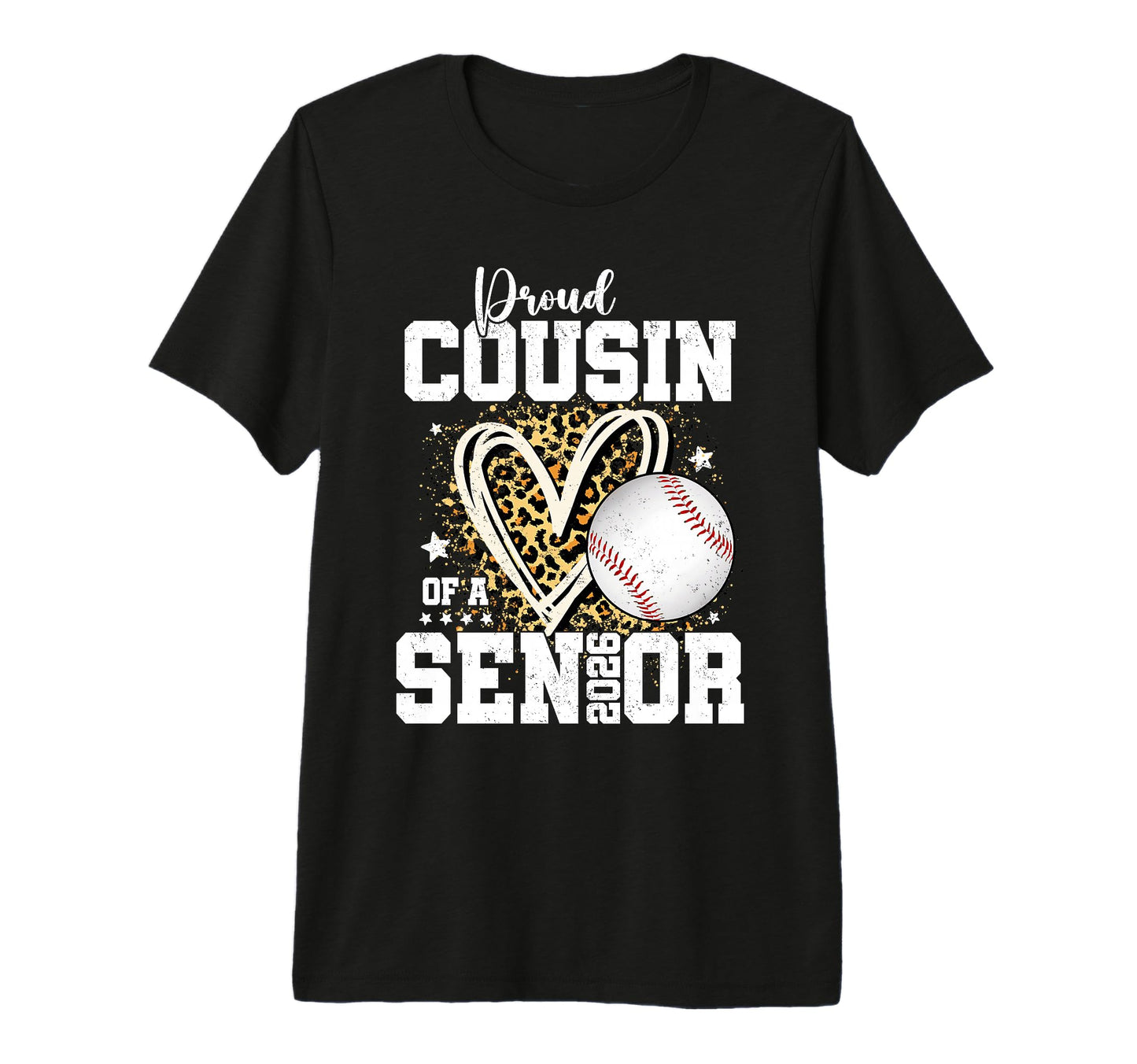Proud Cousin 2026 Senior Baseball T-Shirt - Casual Everyday Wear Men Women - T-Shirt, Sweatshirt, Hoodie