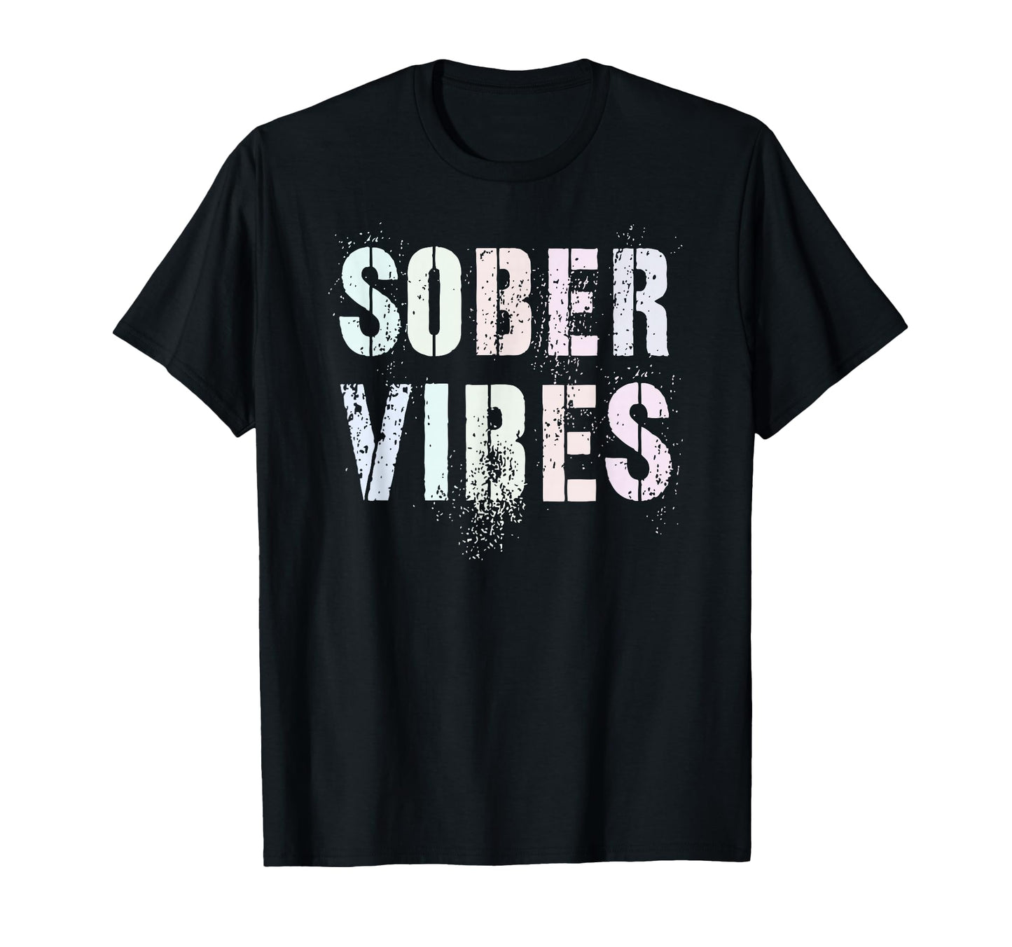 Sober Vibes Clean Peace Love Aa T-Shirt - Trendy Graphic for Adults - T-Shirt, Sweatshirt, Hoodie