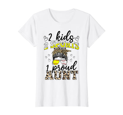 Ballers Aunt Baseball And Softball T-Shirt - Aesthetic Graphic Men Women - T-Shirt, Sweatshirt, Hoodie