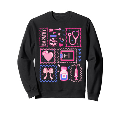Registered Nurse Valentines Day Sweatshirt - Novelty Apparel Unisex - T-Shirt, Sweatshirt, Hoodie