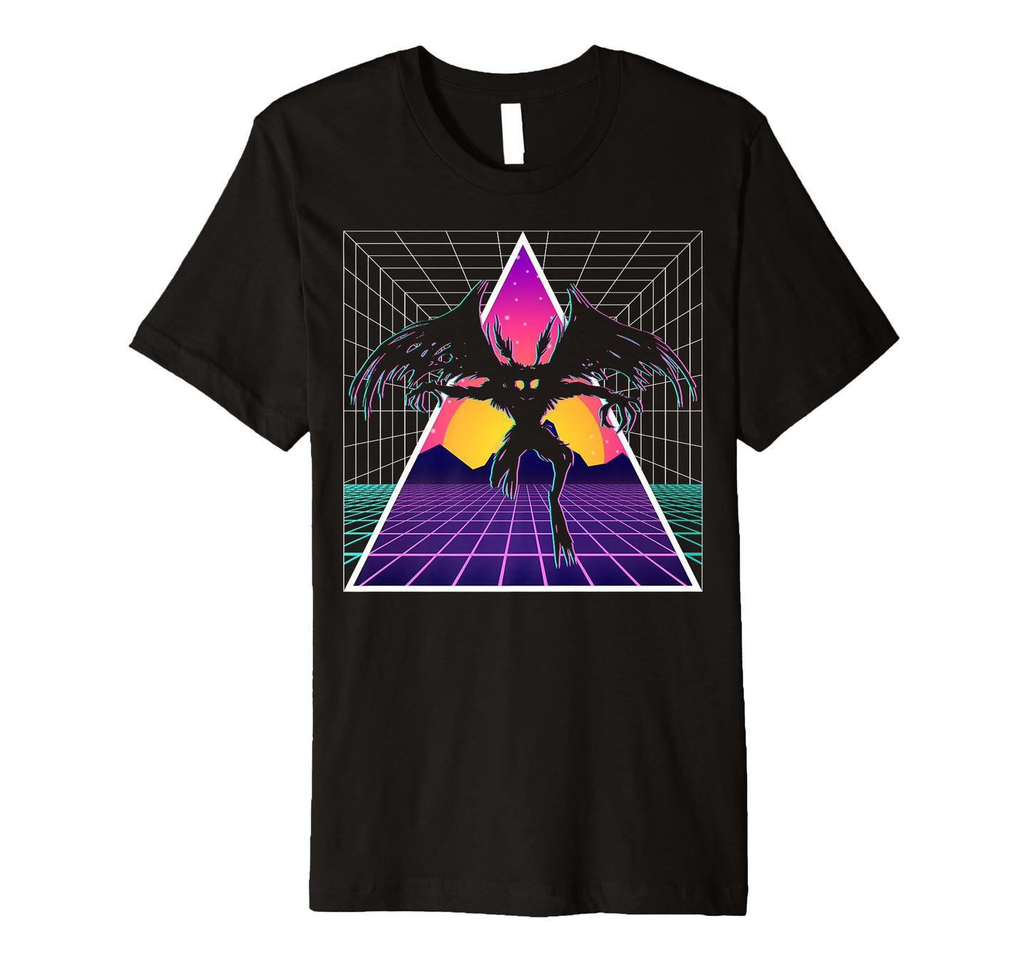 Vaporwave Aesthetic Mothman T-Shirt - Aesthetic Graphic Unisex - T-Shirt, Sweatshirt, Hoodie