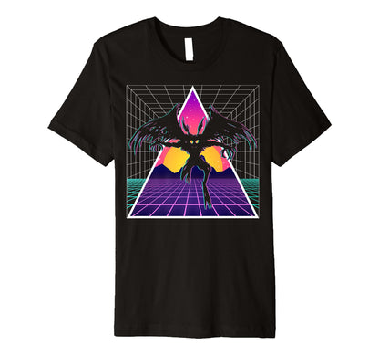 Vaporwave Aesthetic Mothman T-Shirt - Aesthetic Graphic Unisex - T-Shirt, Sweatshirt, Hoodie