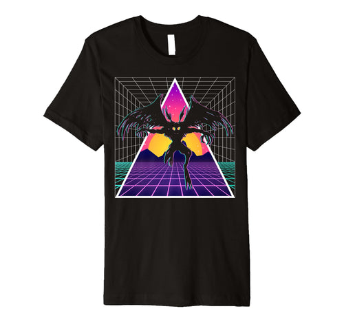 Vaporwave Aesthetic Mothman T-Shirt - Aesthetic Graphic Unisex - T-Shirt, Sweatshirt, Hoodie