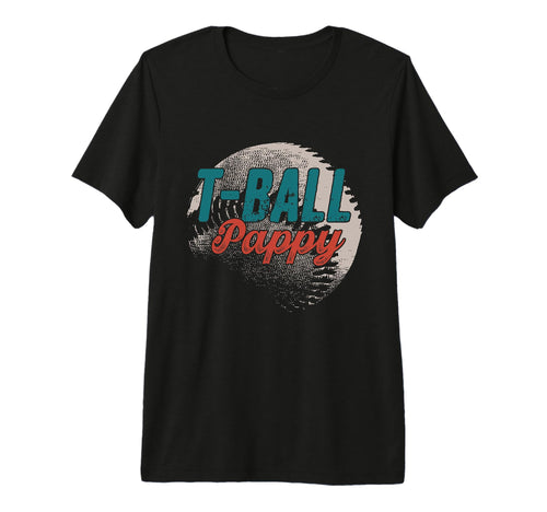 Mens T Ball Pappy Baseball Fathers T-Shirt - Fun Novelty Design for Adults - T-Shirt, Sweatshirt, Hoodie