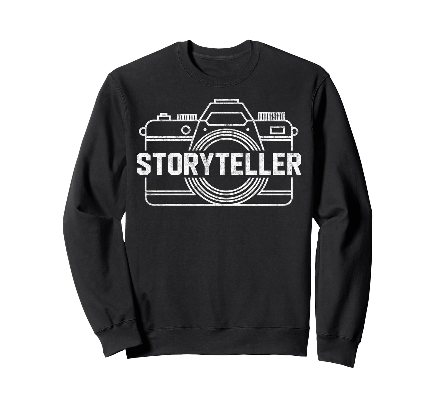 Photo Camera Storyteller Sweatshirt - Graphic Print for Adults - T-Shirt, Sweatshirt, Hoodie