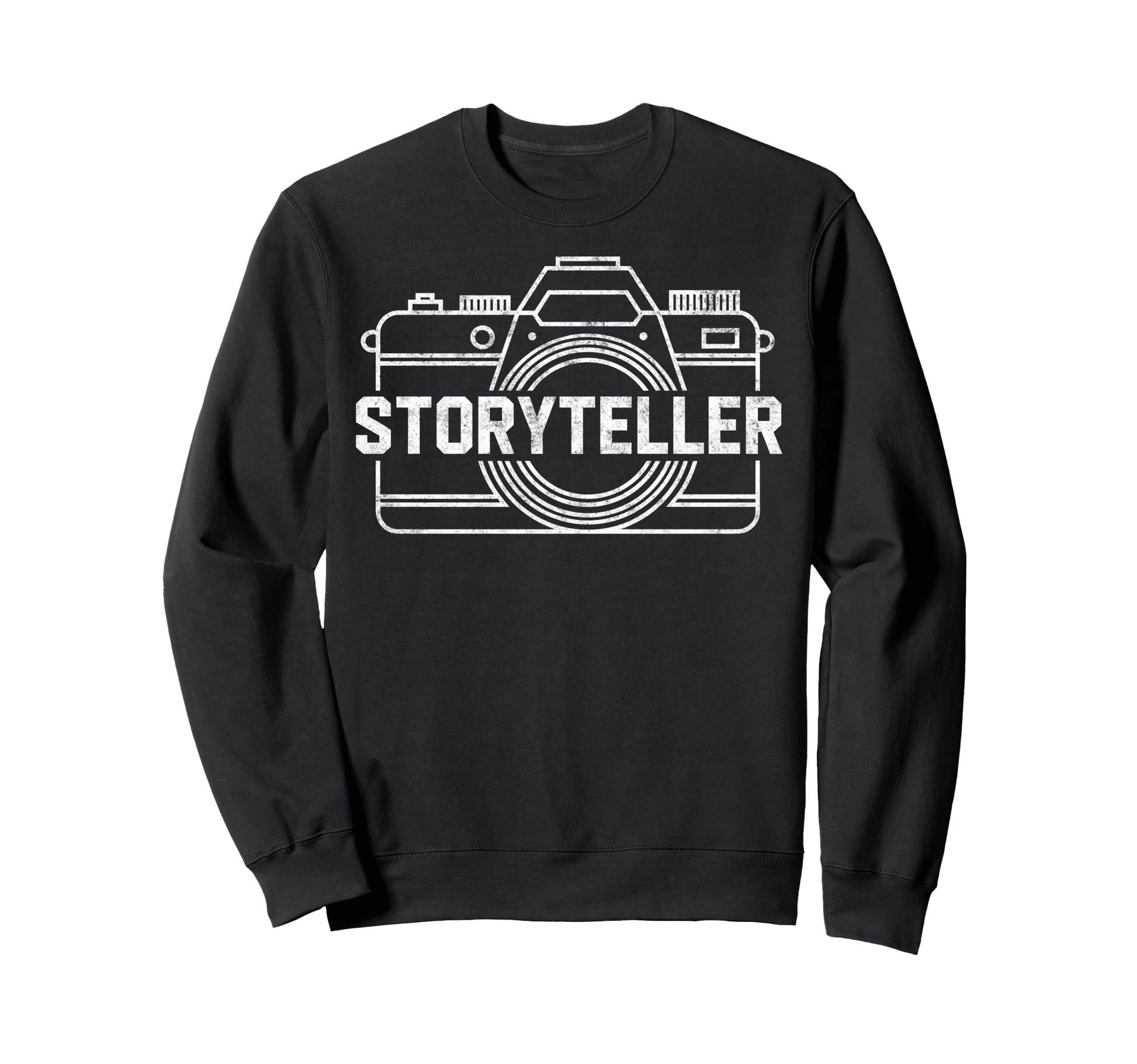Photo Camera Storyteller Sweatshirt - Graphic Print for Adults - T-Shirt, Sweatshirt, Hoodie