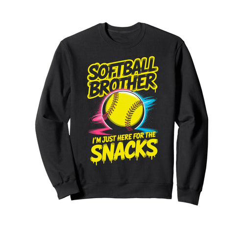 Funny Drip Softball Brother Im Sweatshirt - Aesthetic Graphic Men Women - T-Shirt, Sweatshirt, Hoodie