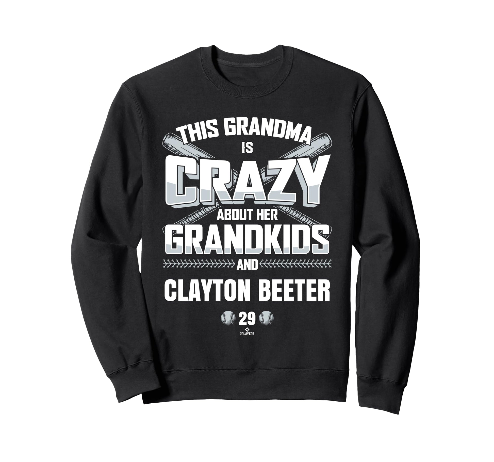 Grandma Crazy Clayton Beeter New York Sweatshirt - Novelty Apparel Unisex - T-Shirt, Sweatshirt, Hoodie
