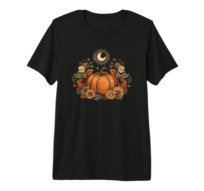 Pumpkin Spice Tis Season Equinox Moon T-Shirt - Trendy Graphic Men Women - T-Shirt, Sweatshirt, Hoodie