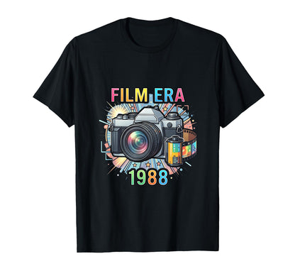 Film Photography Camera Enthusiast 1988 T-Shirt - Unique Graphic Unisex - T-Shirt, Sweatshirt, Hoodie