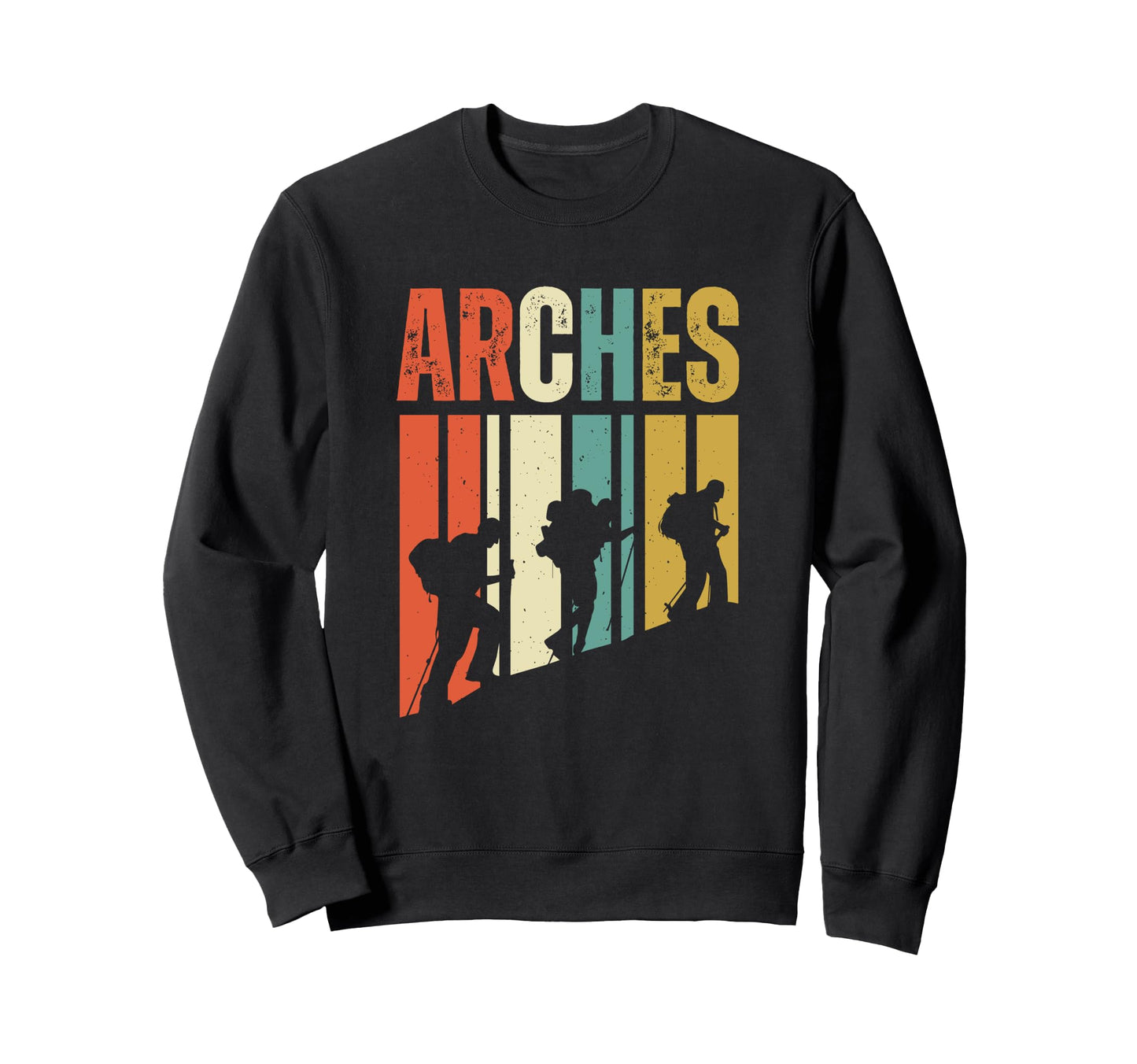 Arches National Park Hiking Mountain Sweatshirt - Trendy Graphic Unisex - T-Shirt, Sweatshirt, Hoodie